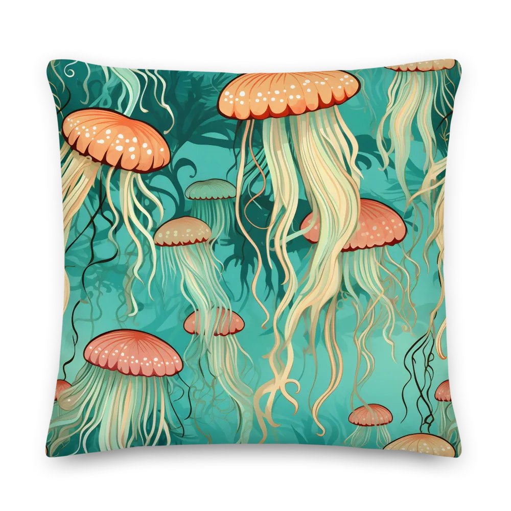 Ethereal Dance of Jellyfish | Pillow & Pillow Case | Multiple Sizes