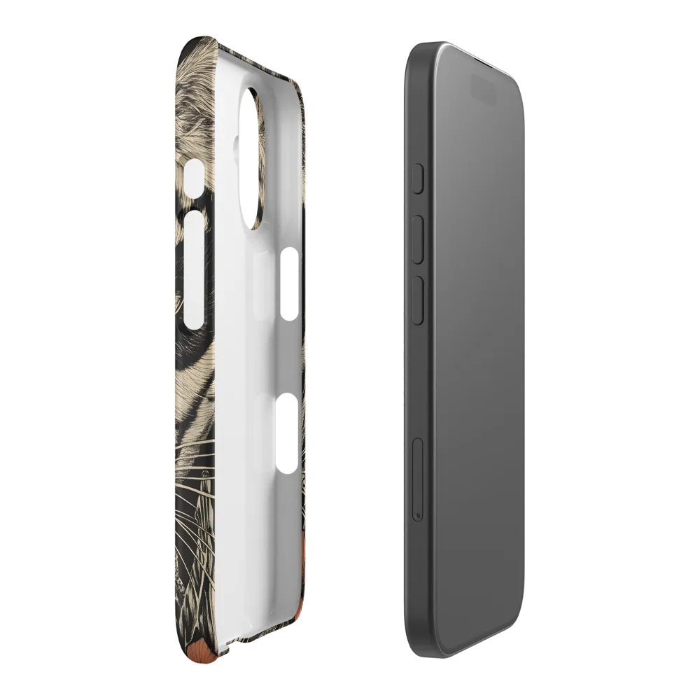 Feline Majesty: The Human-Leopard Connection | Phone Case |  16 | Snap Case | Matte