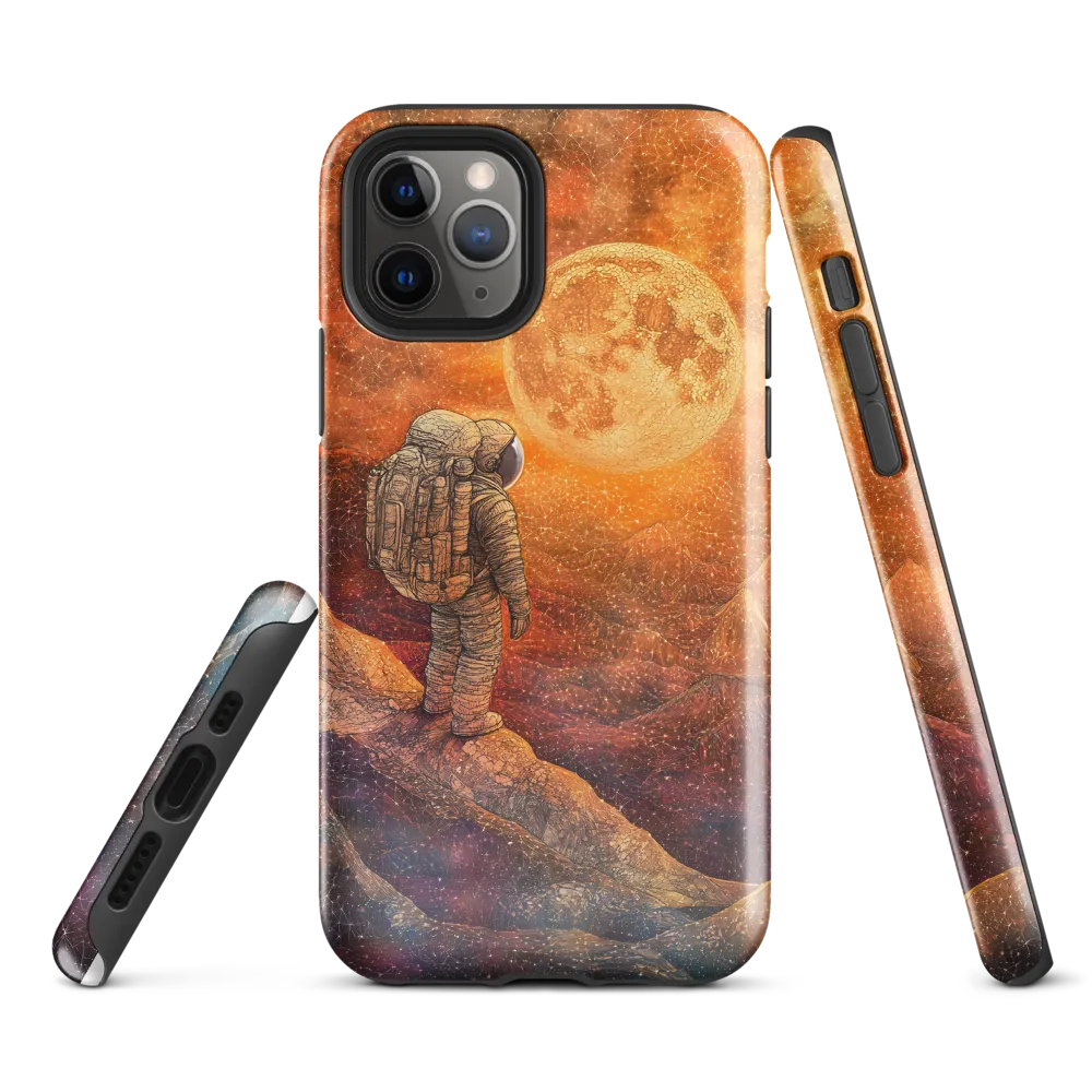 Journey to the Celestial: An Astronaut's Reflection | Phone Case |  11 Pro | Tough Case | Glossy