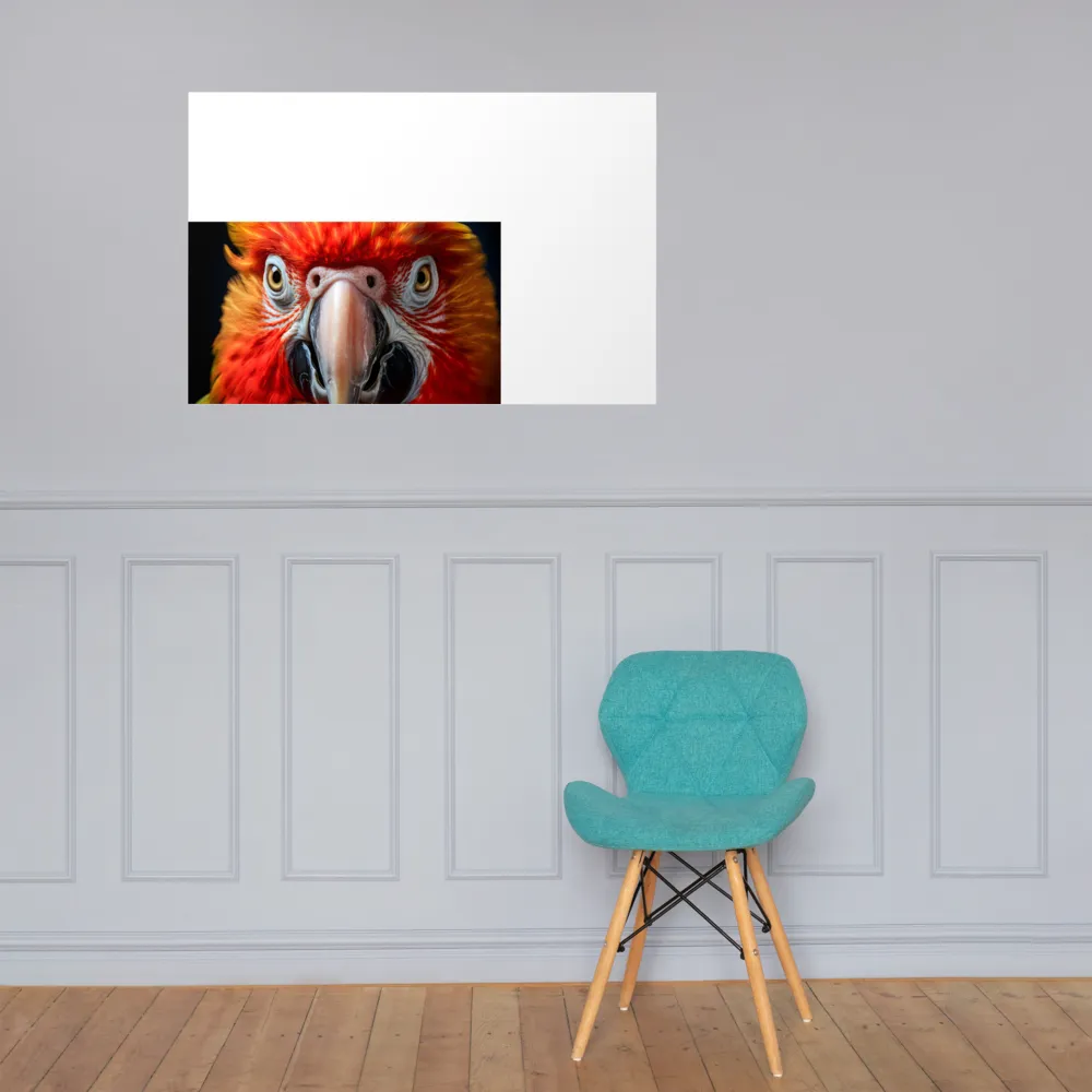 The Fiery Gaze of the Parrot | Poster | 24″×36″