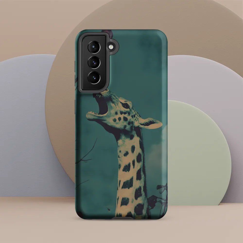 Whispers of the Tall: A Surreal Giraffe Encounter