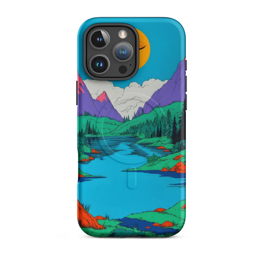 Whimsical Serenity in Vibrant Colors