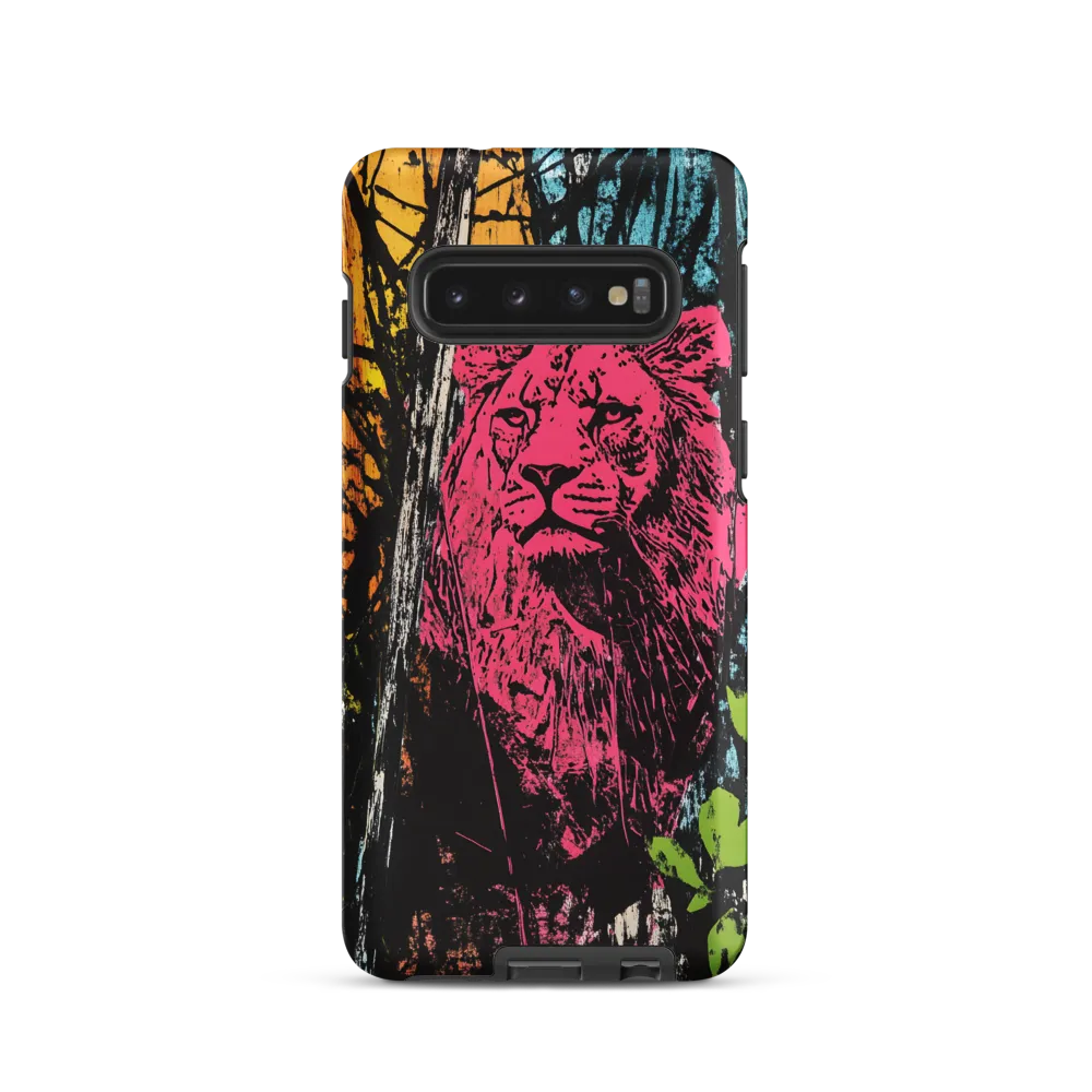 Fierce Vibrance: The Pink Lion