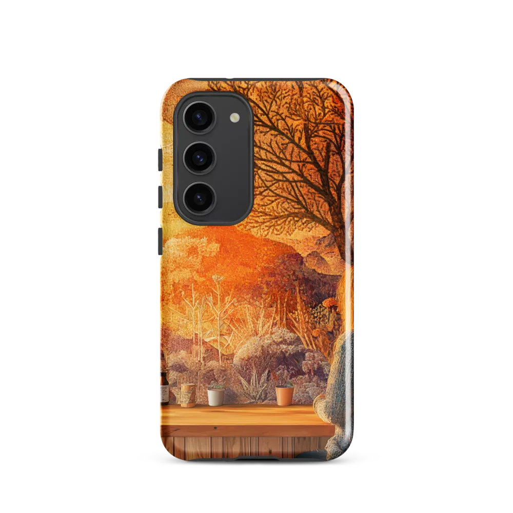 Whispers of a Golden Sunset | Phone Case |  S23 | Tough Case | Glossy