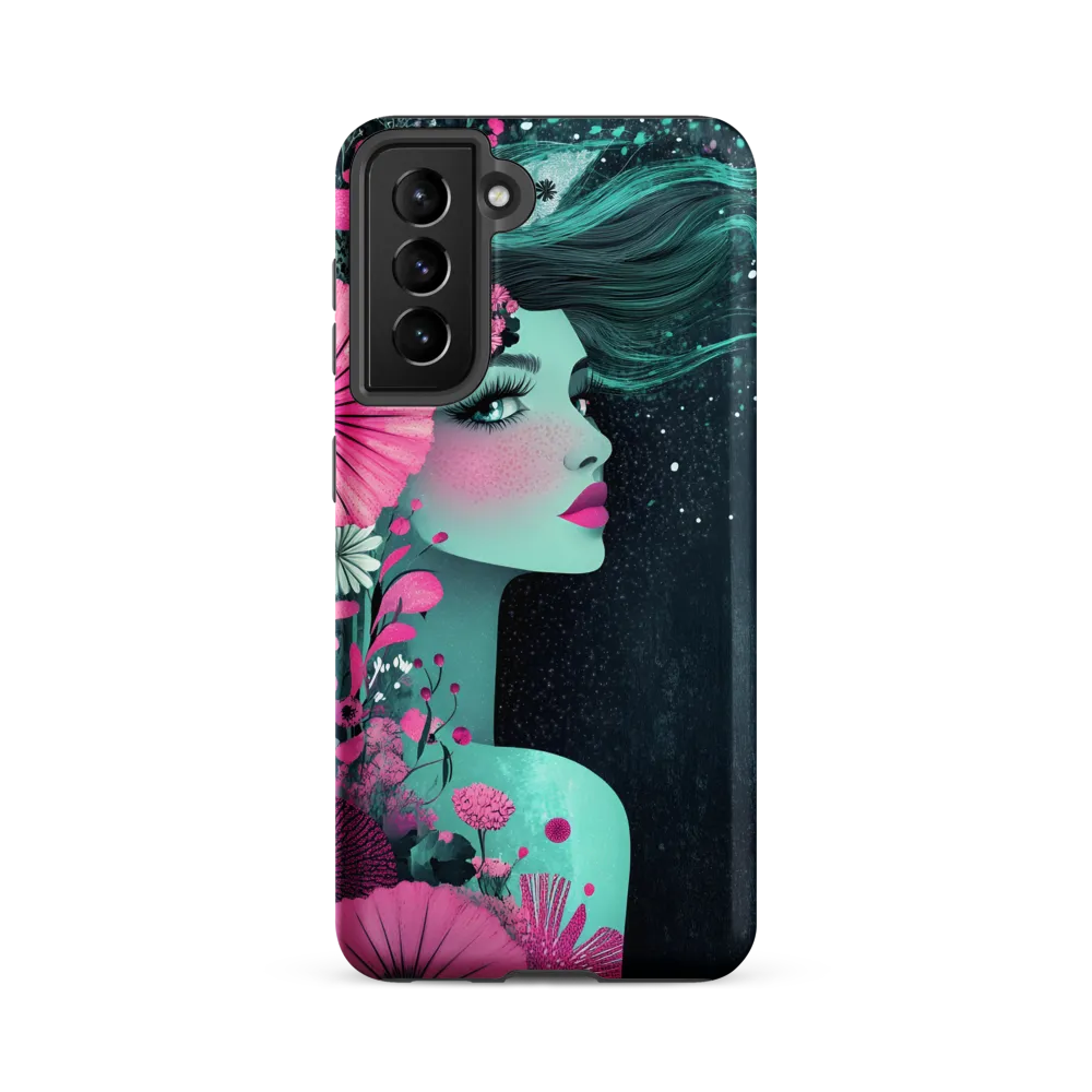Floral Harmony: Portrait of Serenity