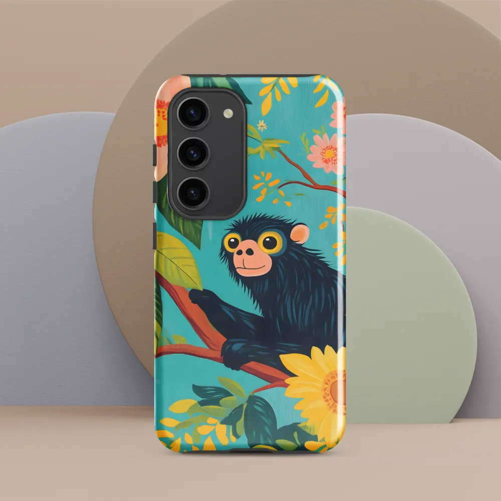 Joyful Encounter in a Floral Paradise