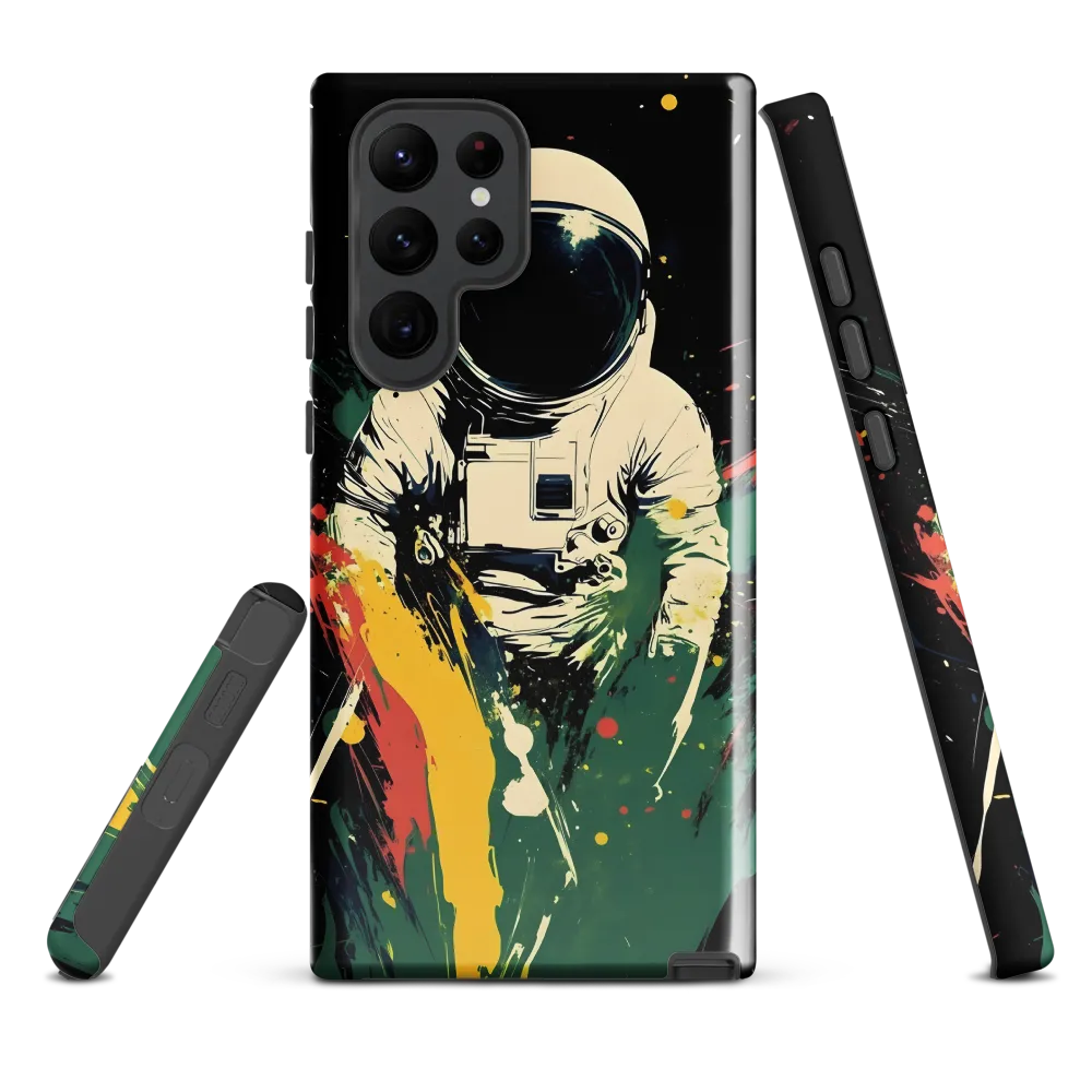 Cosmic Splash: The Astronaut's Journey
