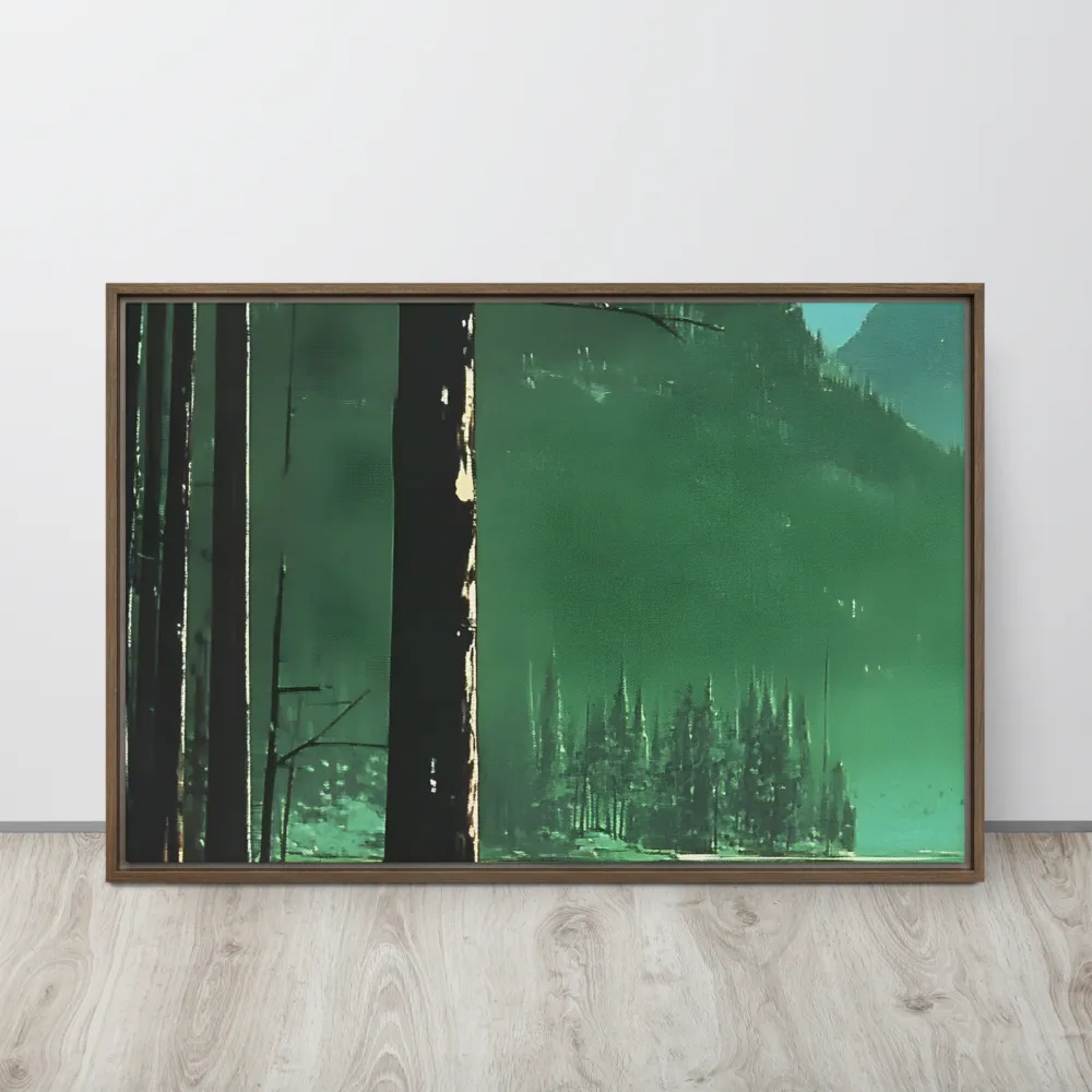 Reflections of Tranquility | Canvas with Brown Frame | 24″×36″