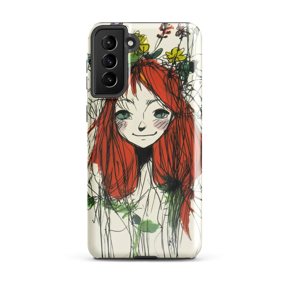 Whimsical Floral Portrait