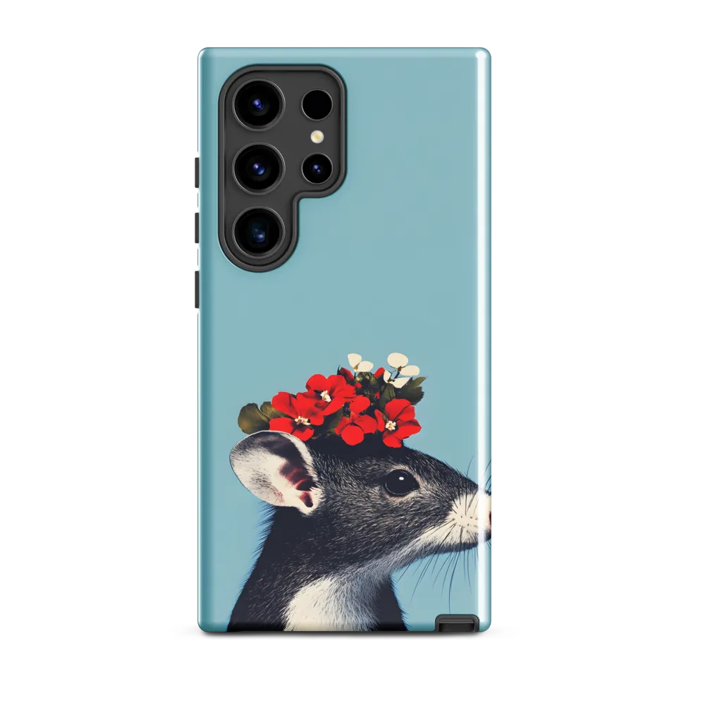 Whimsical Flora: A Mouse's Floral Crown