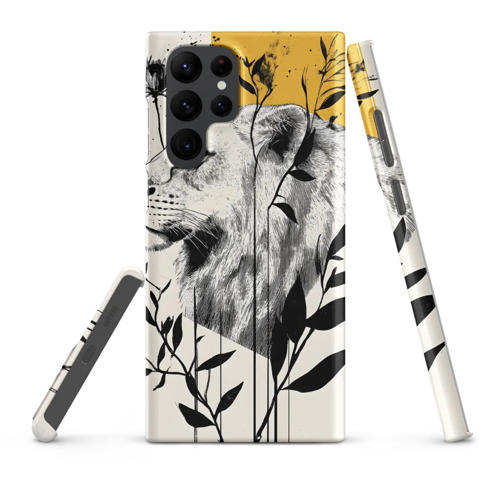 Regal Serenity: The Lion and Flora