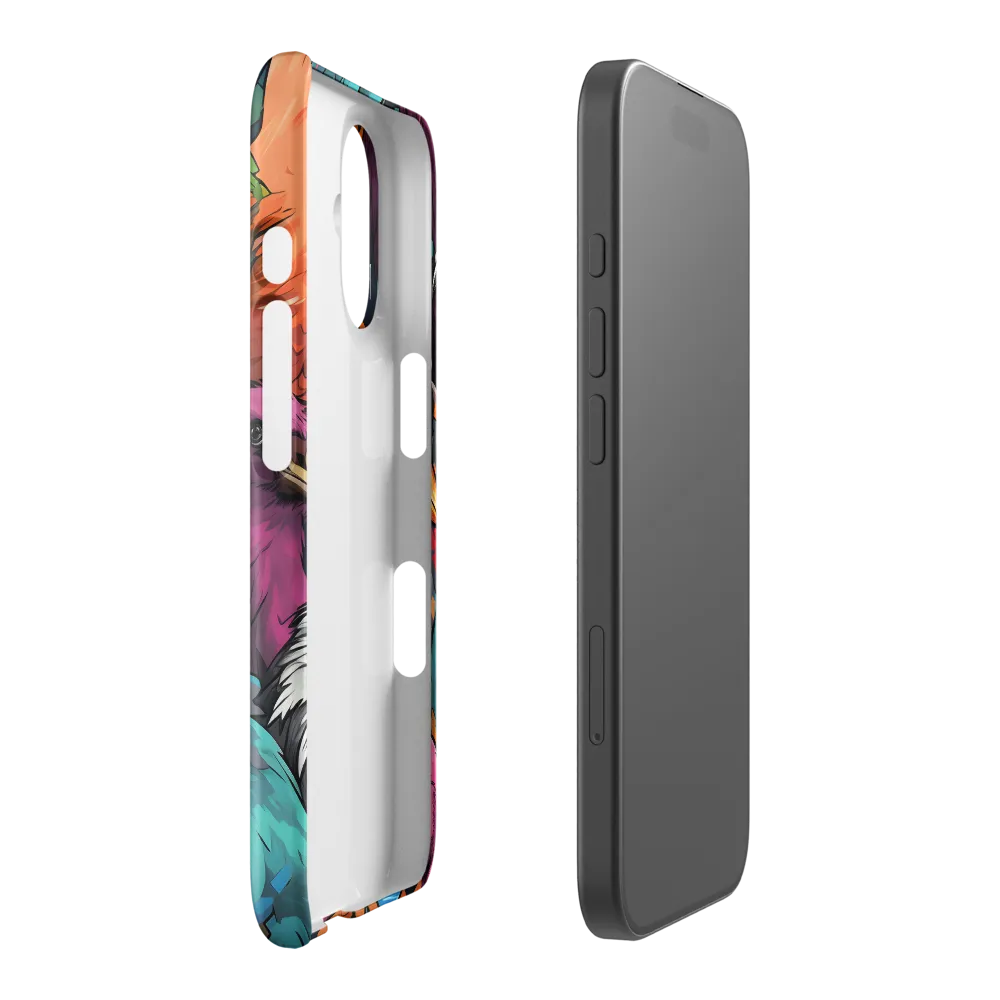 Avian Vortex: A Celebration of Color and Form | Phone Case