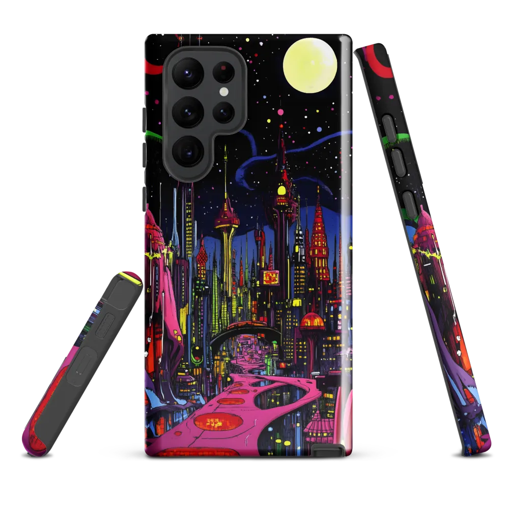 Neon Dreams of a Futuristic City