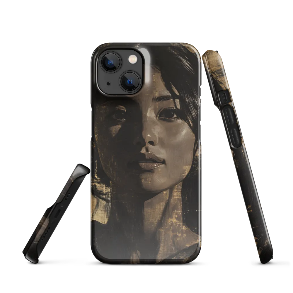 Golden Gaze: A Contemporary Portrait