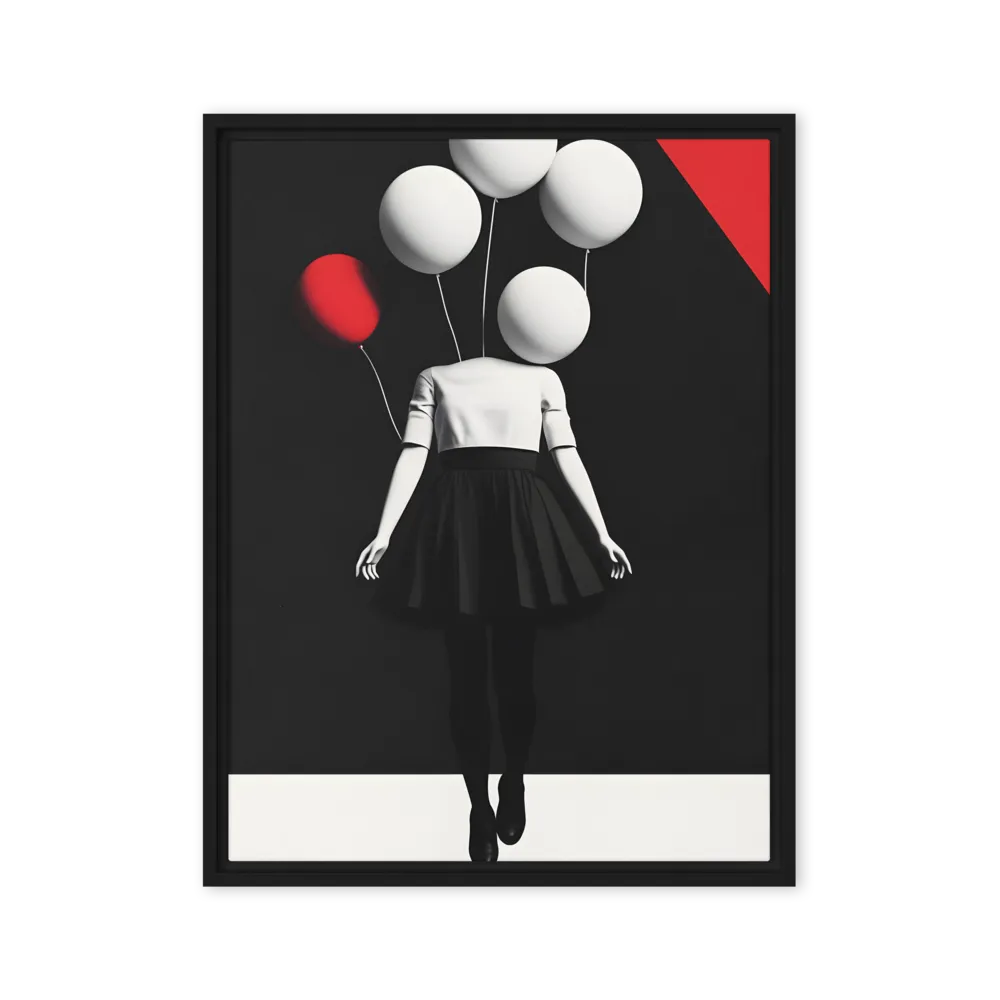 Suspended in Mystery | Canvas with Black Frame | 24″×32″