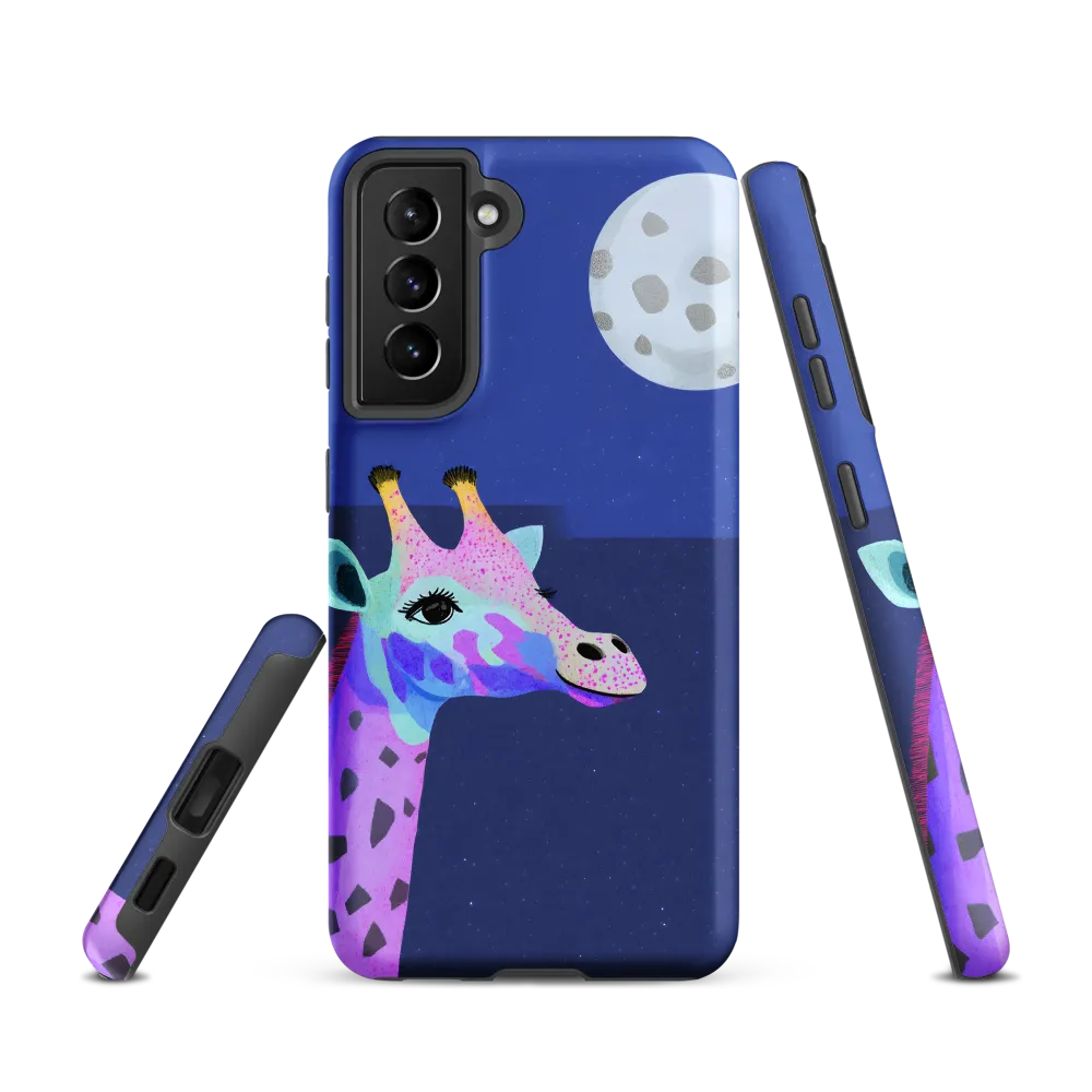 Whimsical Giraffe Under the Stars
