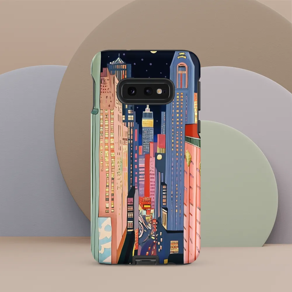 Urban Dreamscape: A Pop Art Night | Phone Case |  S10e | Tough Case | Matte