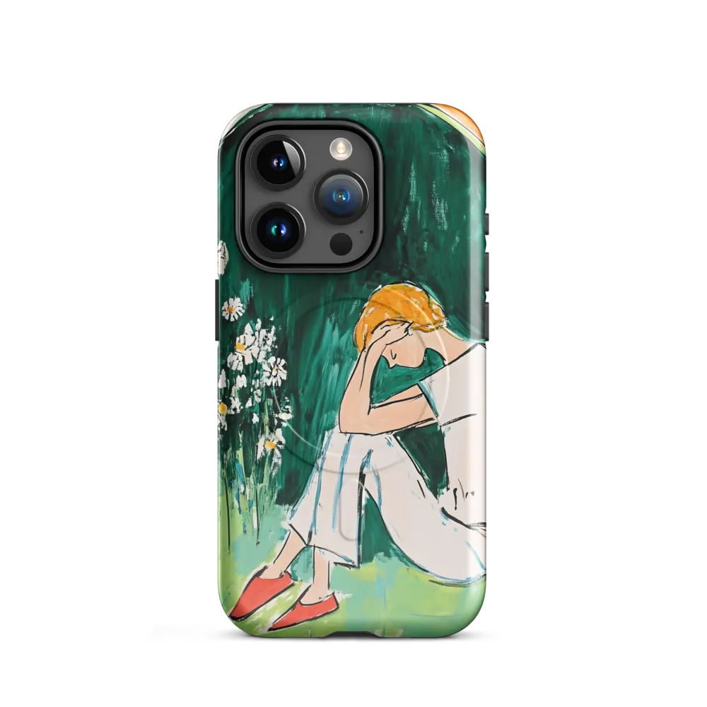 Silent Sorrow | Phone Case |  15 Pro | MagSafe® Tough Case | Glossy