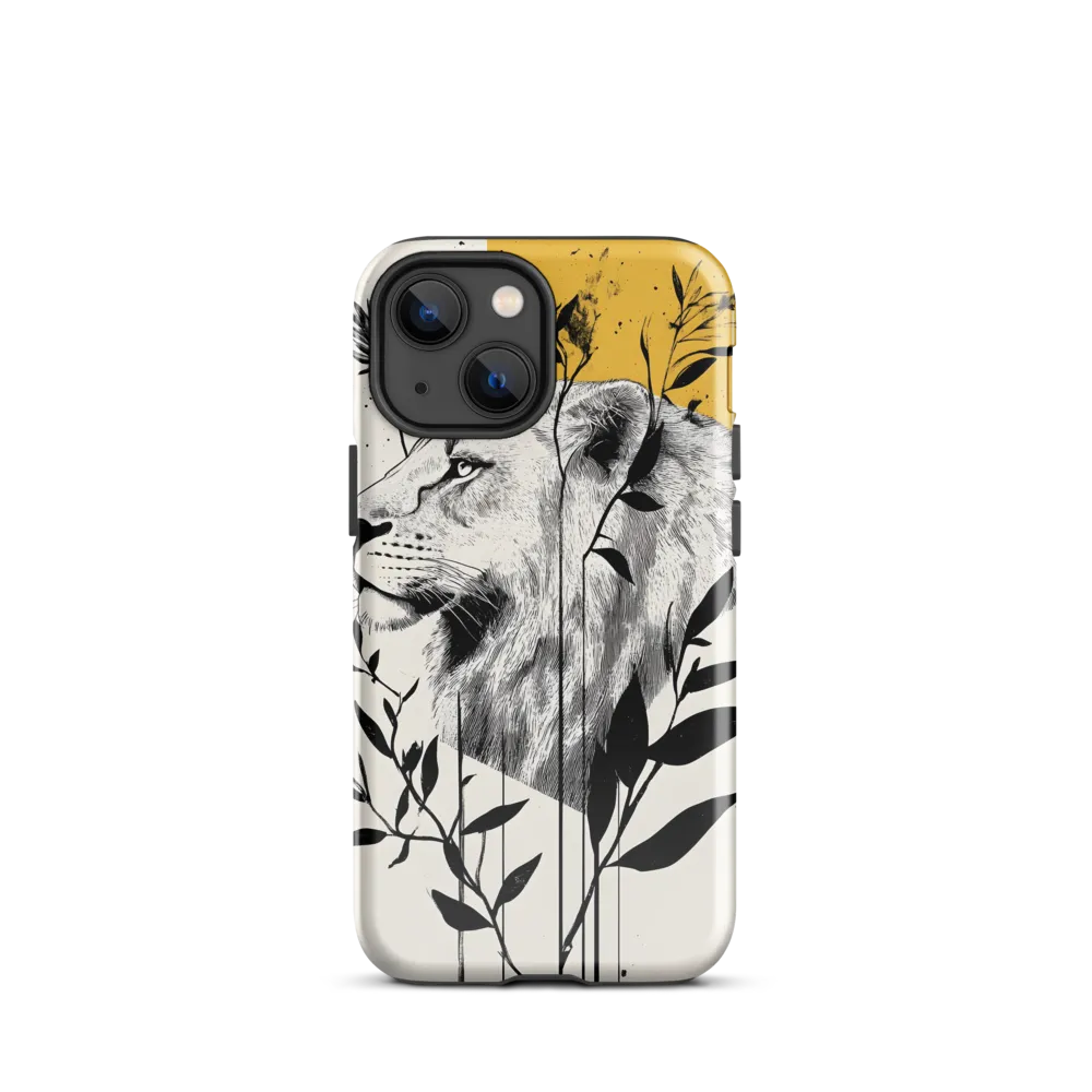 Regal Serenity: The Lion and Flora