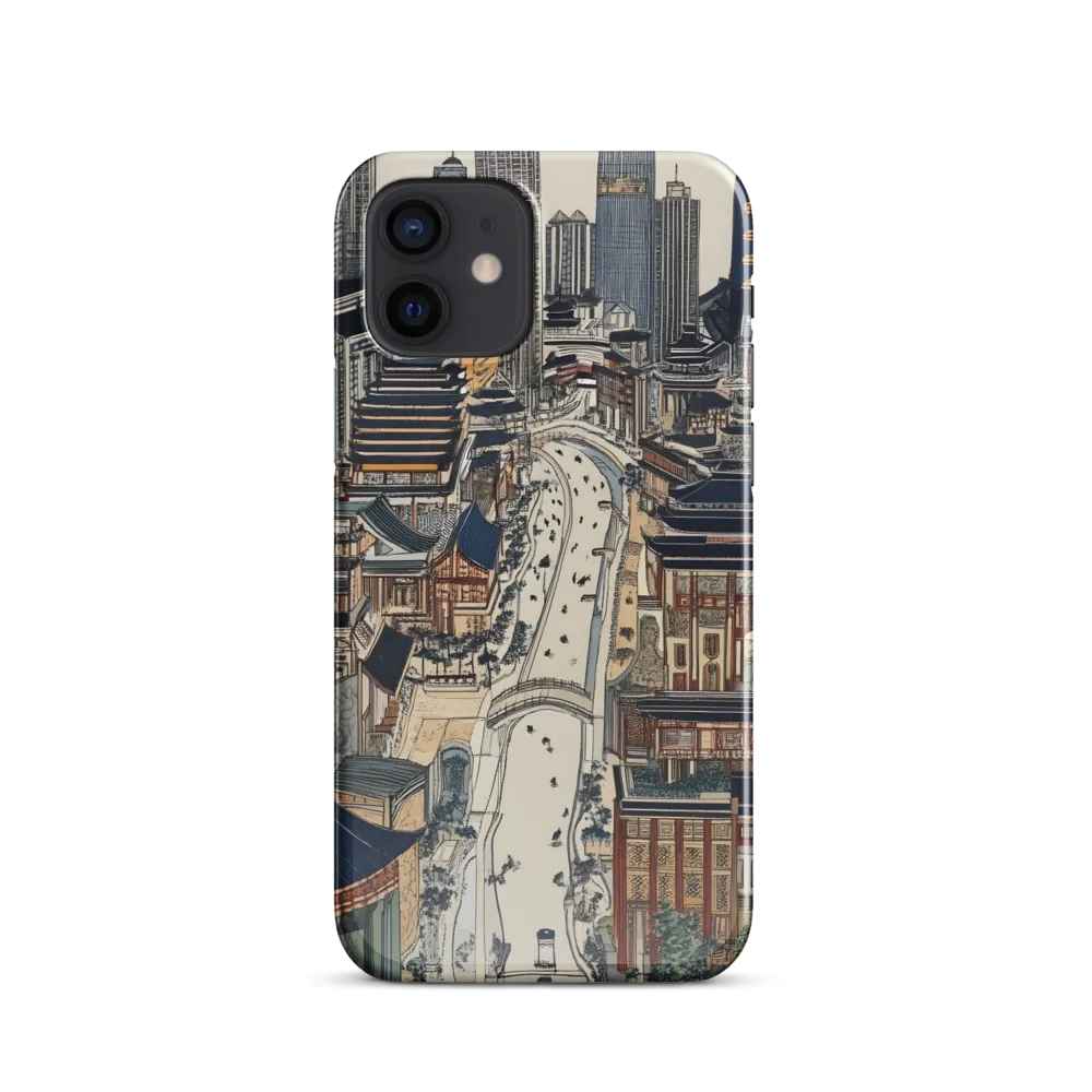 Urban Harmony: A Fusion of Tradition and Modernity | Phone Case |  12 | Snap Case | Glossy