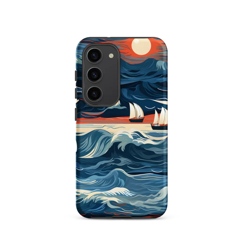 Ocean Whispers: A Voyage at Dusk