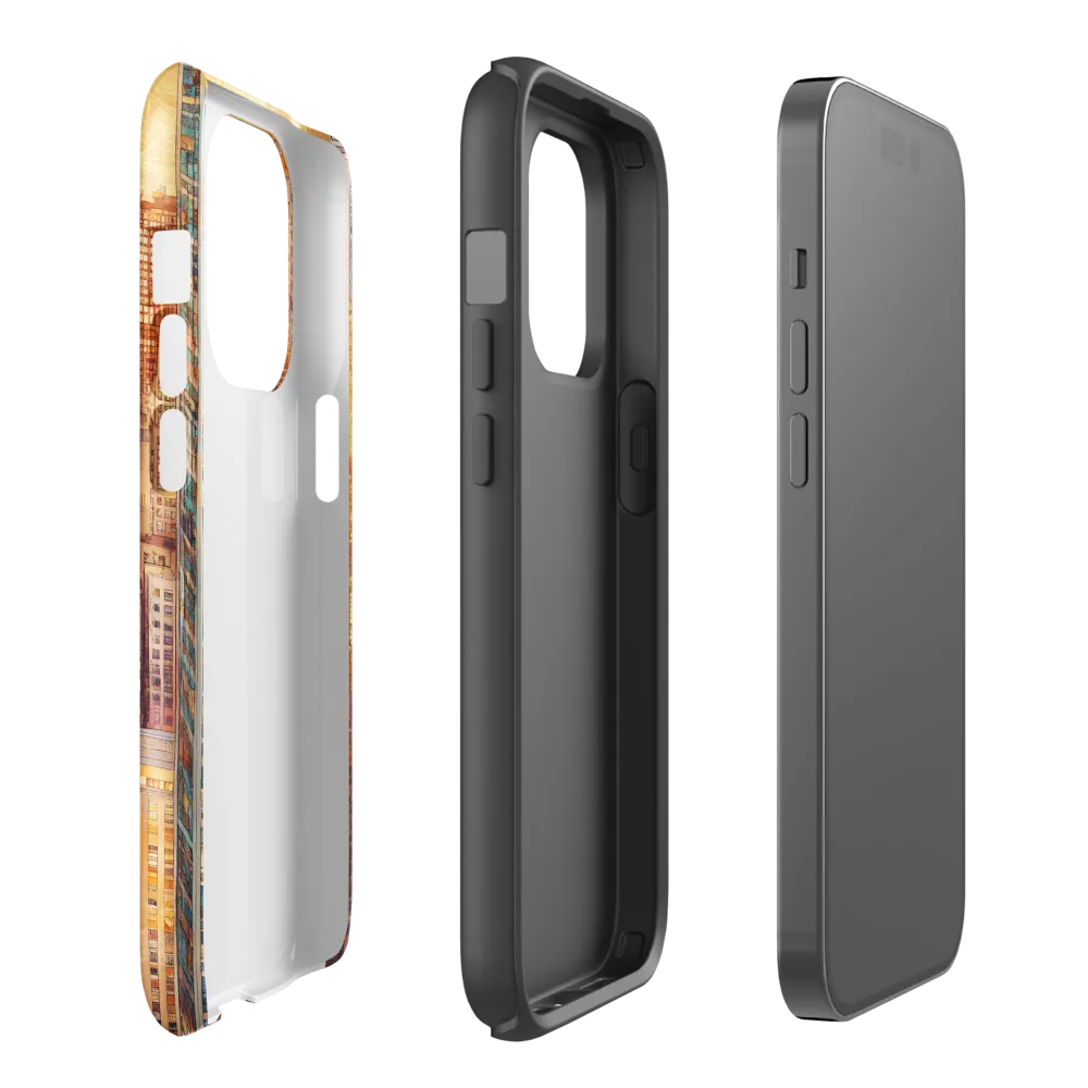 Golden Hour Over the City | Phone Case |  14 Pro | Tough Case | Glossy