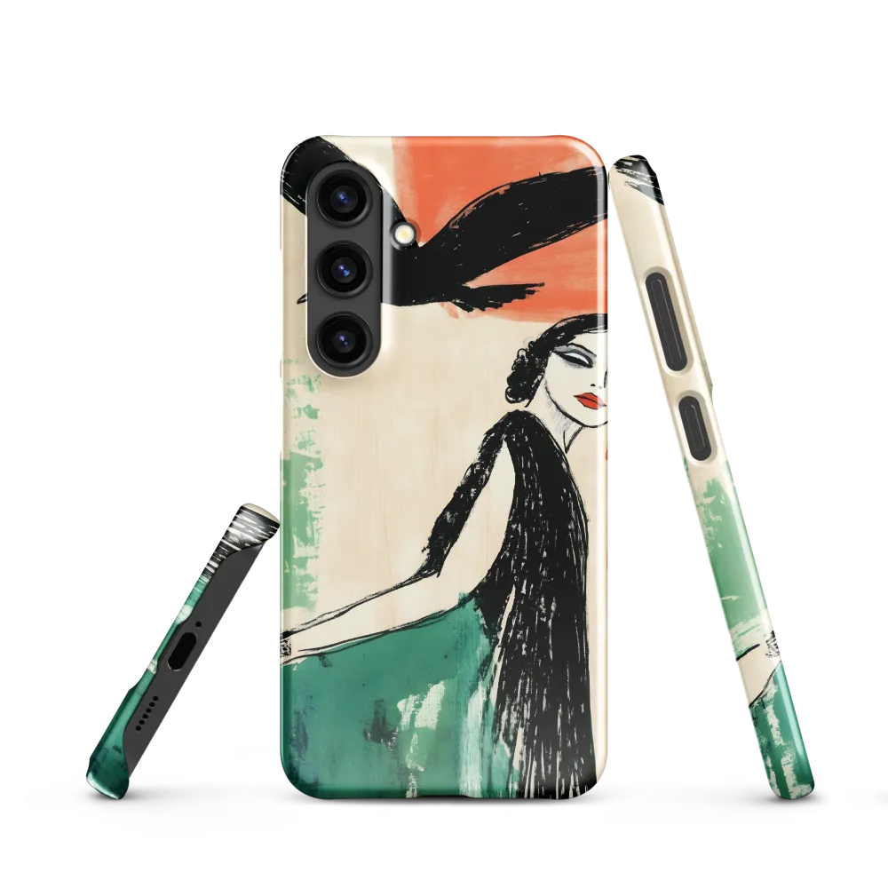 Elegance in Flight | Phone Case |  S24 | Snap Case | Glossy