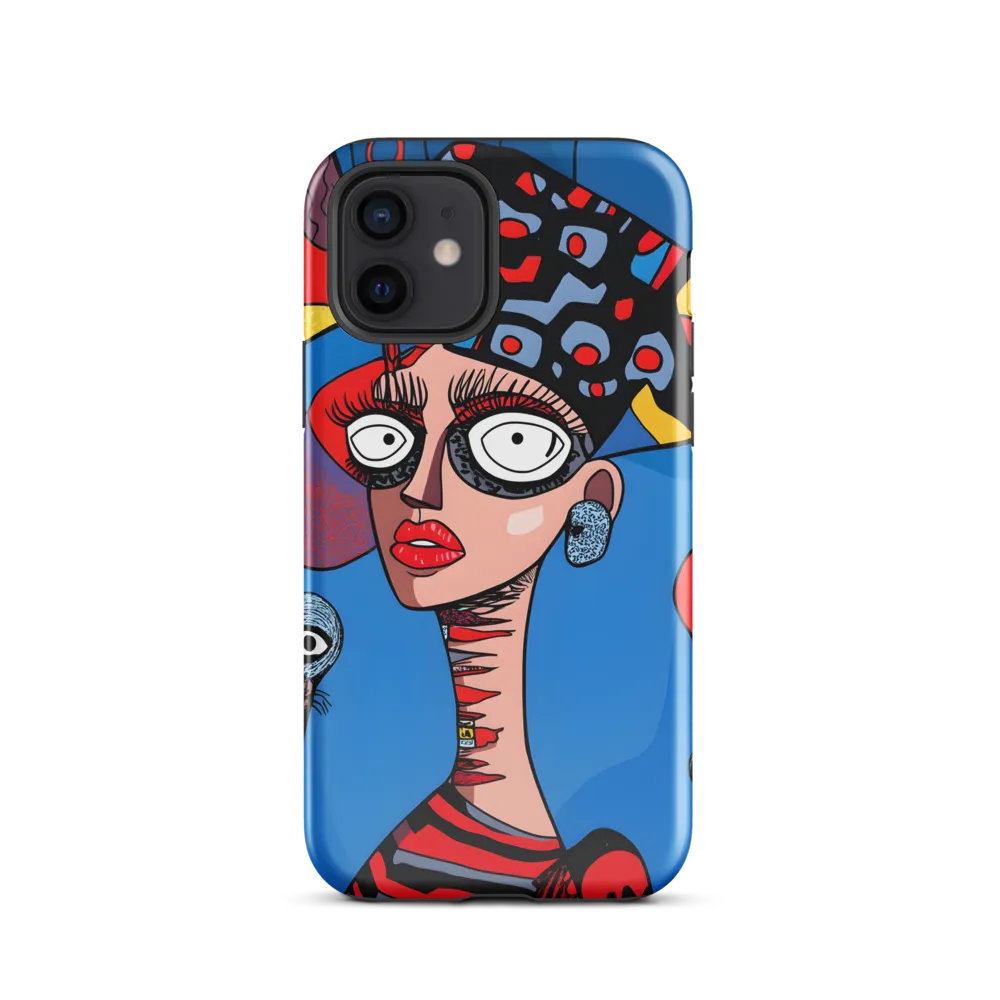 Patterned Headdress — Elongated Portrait