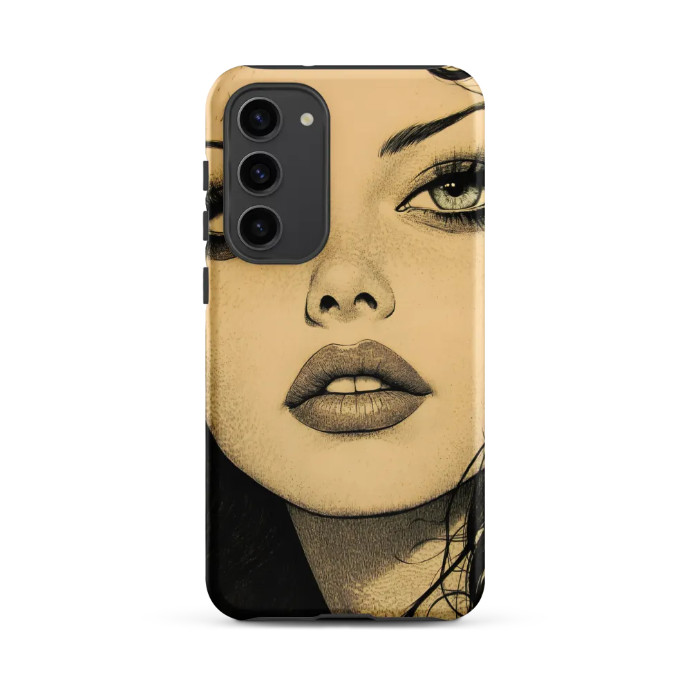 Enigmatic Gaze | Phone Case |  S23 Plus | Tough Case | Matte