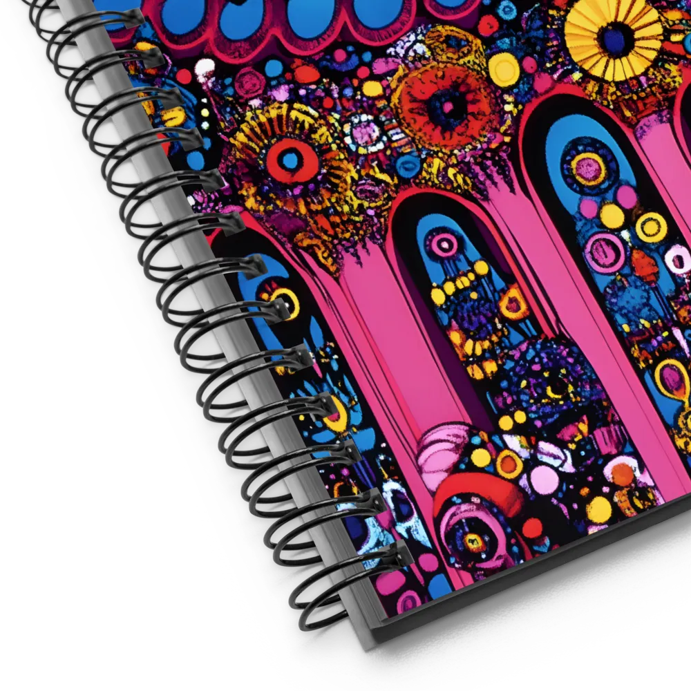 Whimsical Mandala Symphony | Spiral Notebook