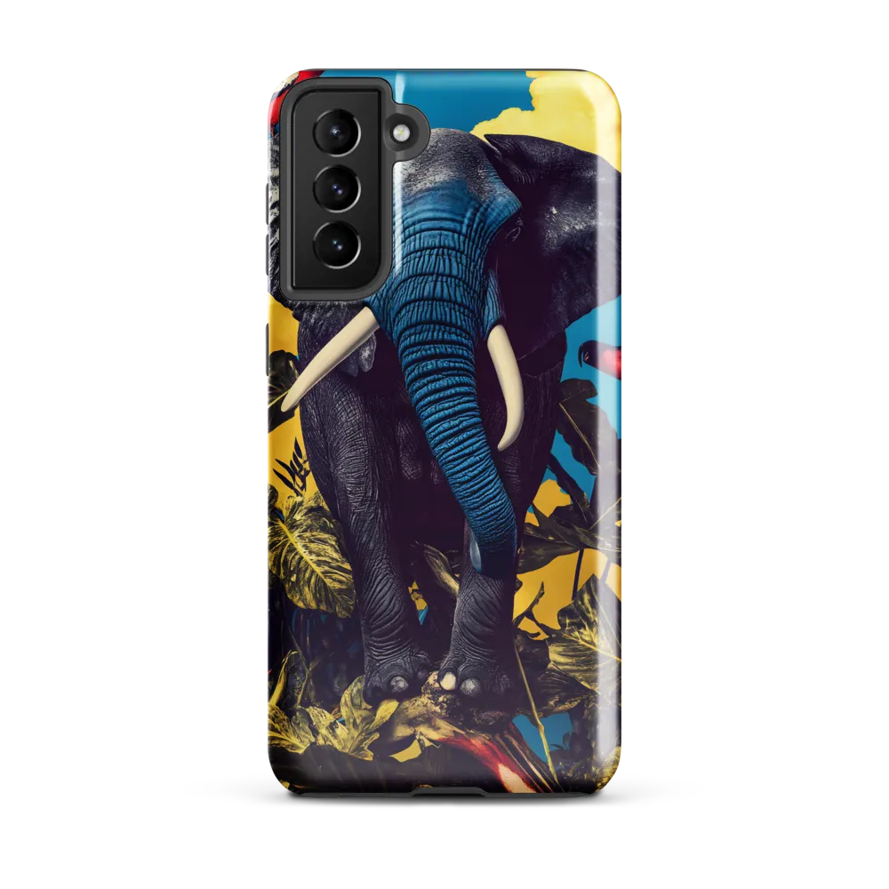 Elephant Dreams in Vibrant Colors | Phone Case |  S21 Plus | Tough Case | Glossy