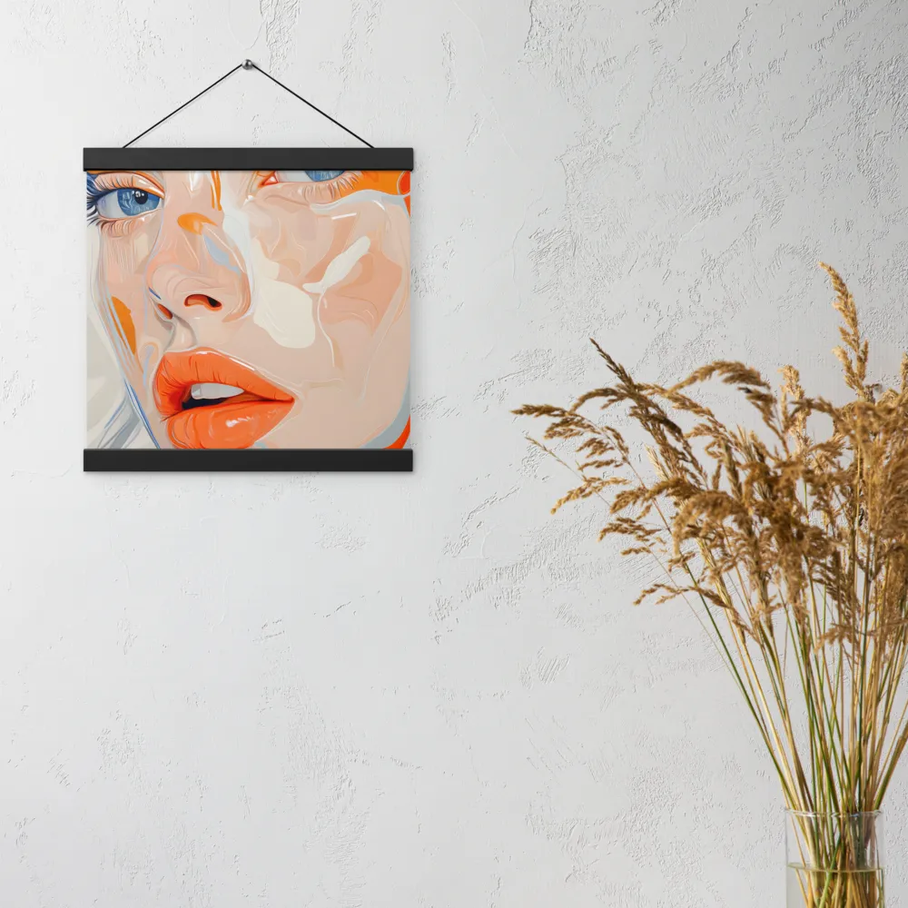 Ethereal Expressions | Poster With Black Wood Hanger | 12″×12″