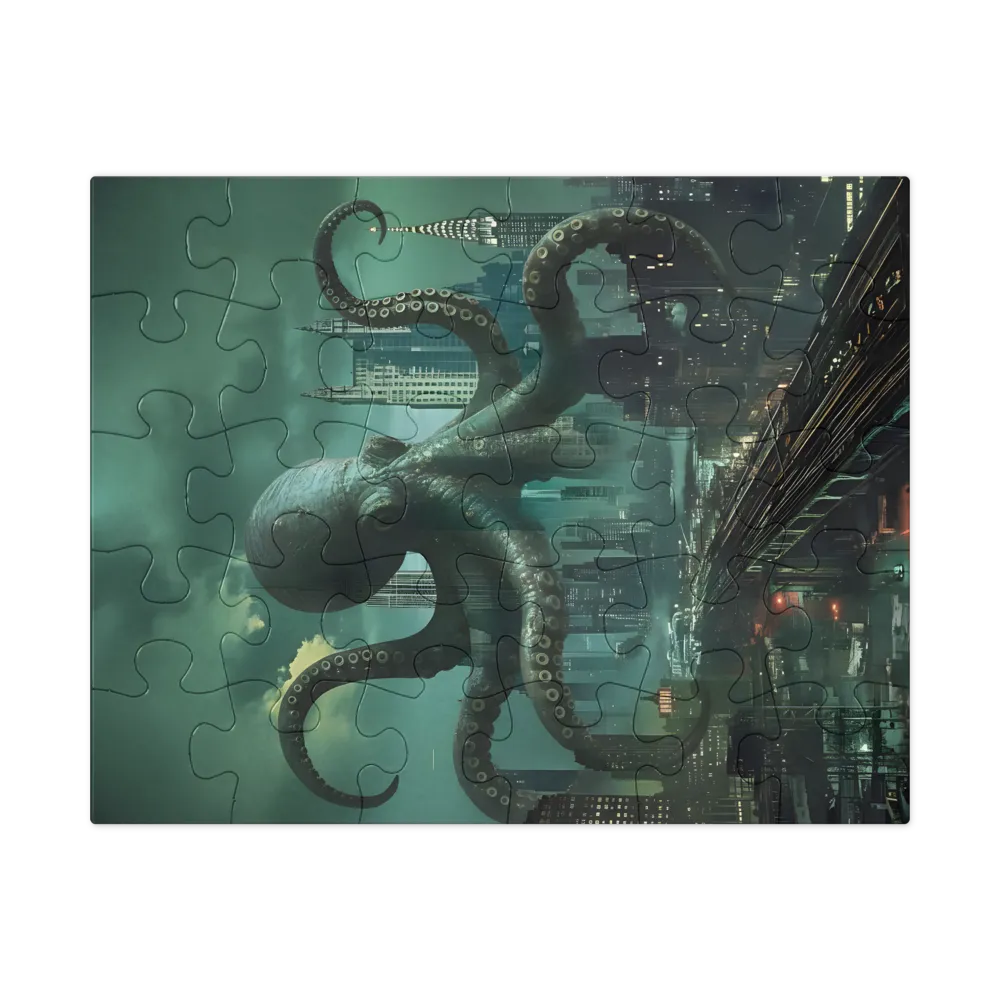 Urban Kraken 
 Jigsaw Puzzle in Tin Box