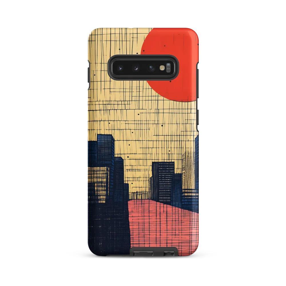 Urban Echoes: A Minimalist Cityscape