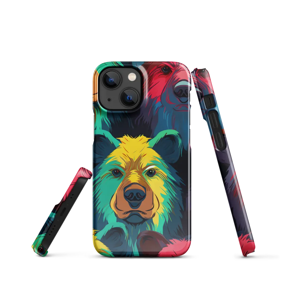The Colorful Essence of Bears | Phone Case |  13 Mini | Snap Case | Glossy