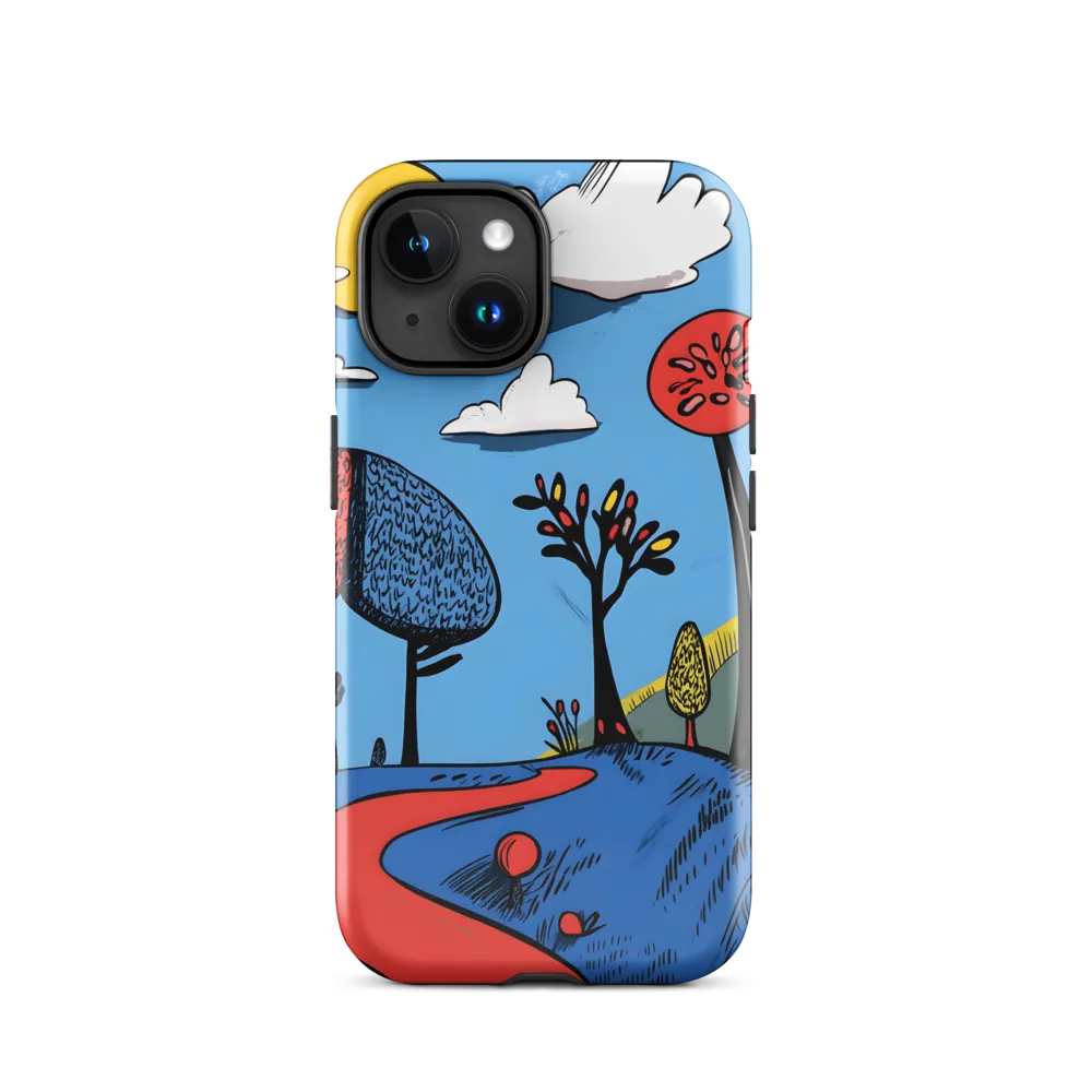 A Playful Journey Through Whimsical Woods | Phone Case |  15 | Tough Case | Glossy