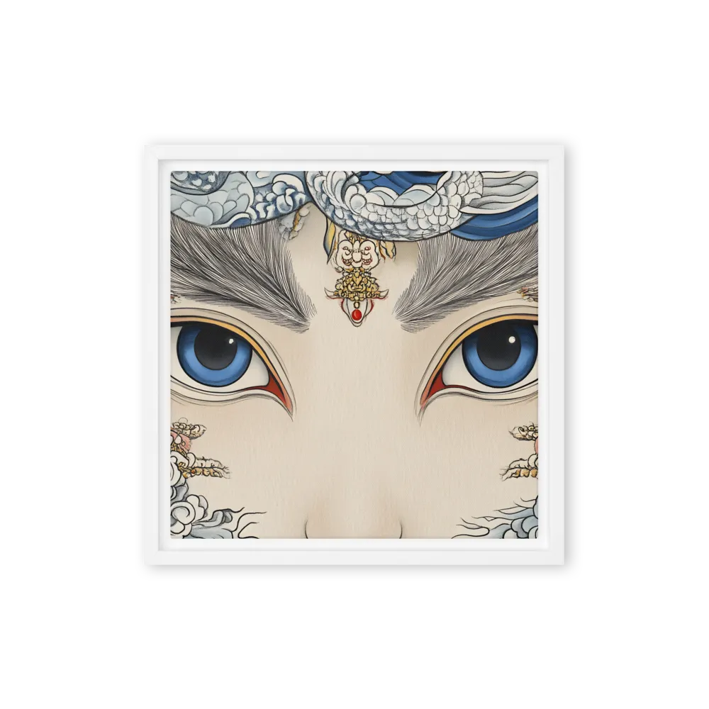 Guardian of Dreams | Canvas with White Frame | 12″×12″