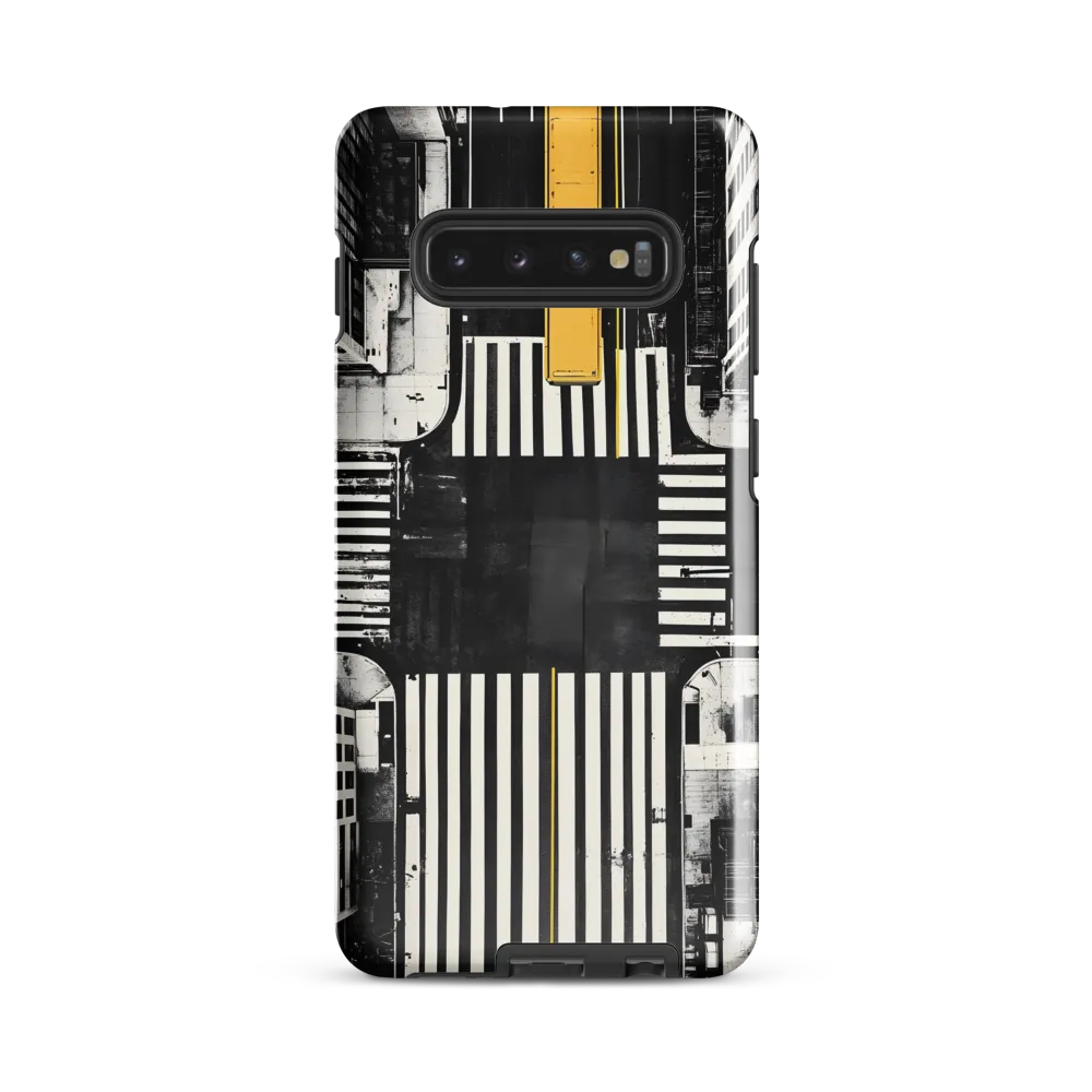 Urban Symphony: Aerial Intersection | Phone Case |  S10 Plus | Tough Case | Glossy