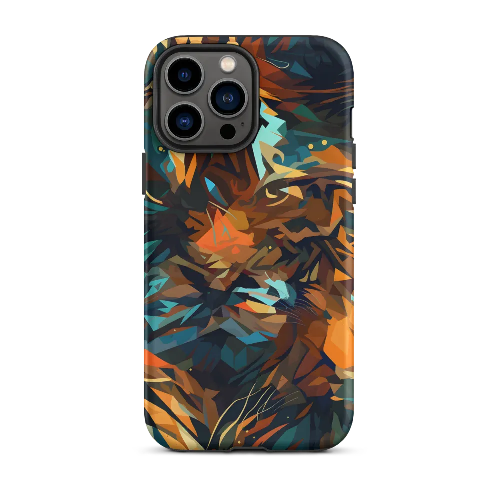 Wild Symphony: Abstract Tigers | Phone Case |  13 Pro Max | Tough Case | Matte