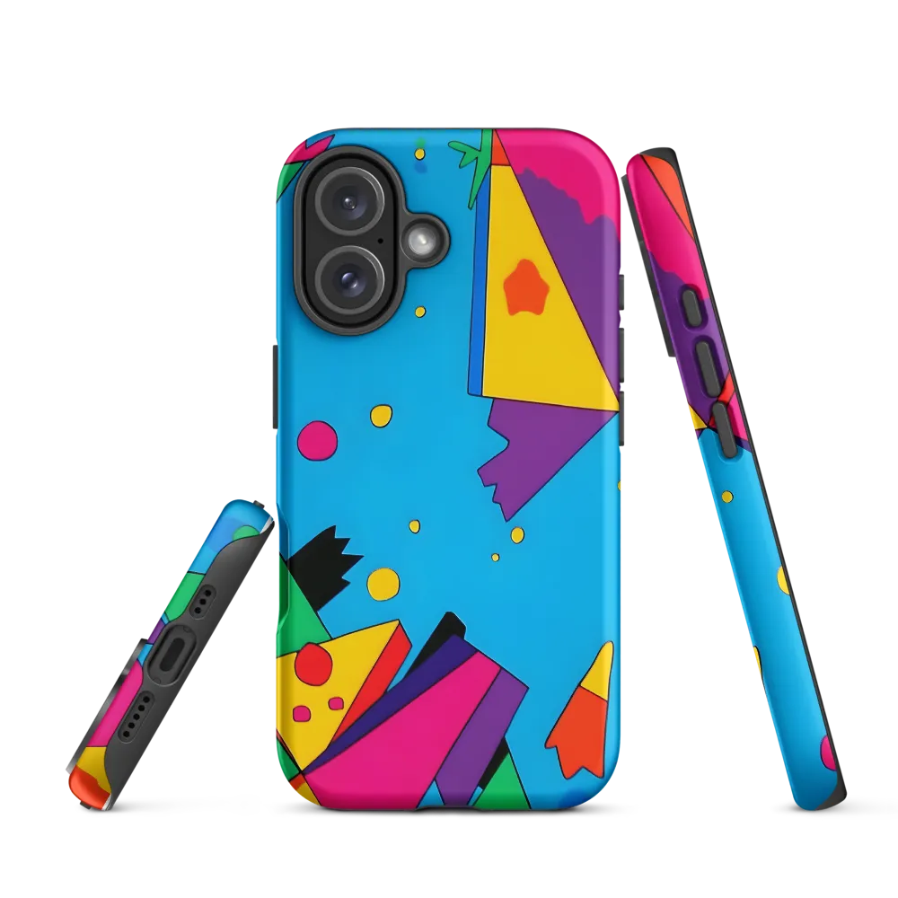 Colorful Geometric Playfulness | Phone Case