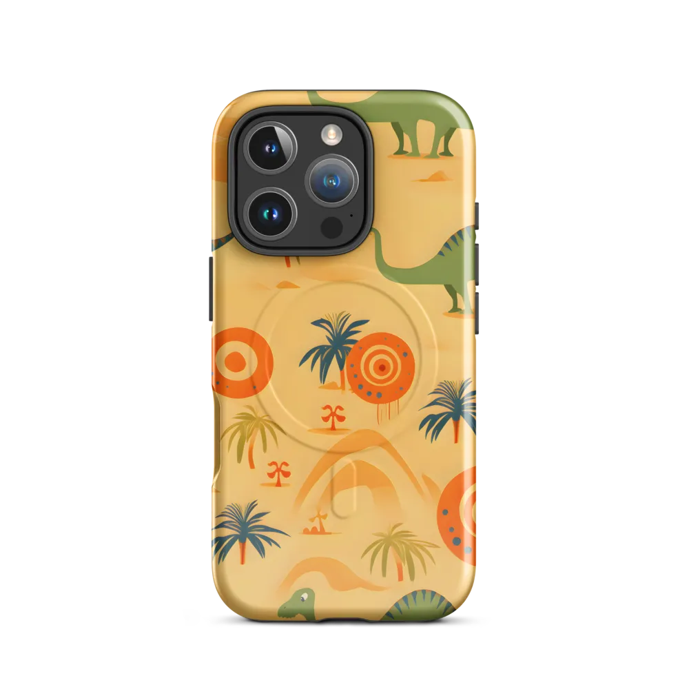 Prehistoric Playtime | Phone Case |  16 Pro | MagSafe® Tough Case | Glossy