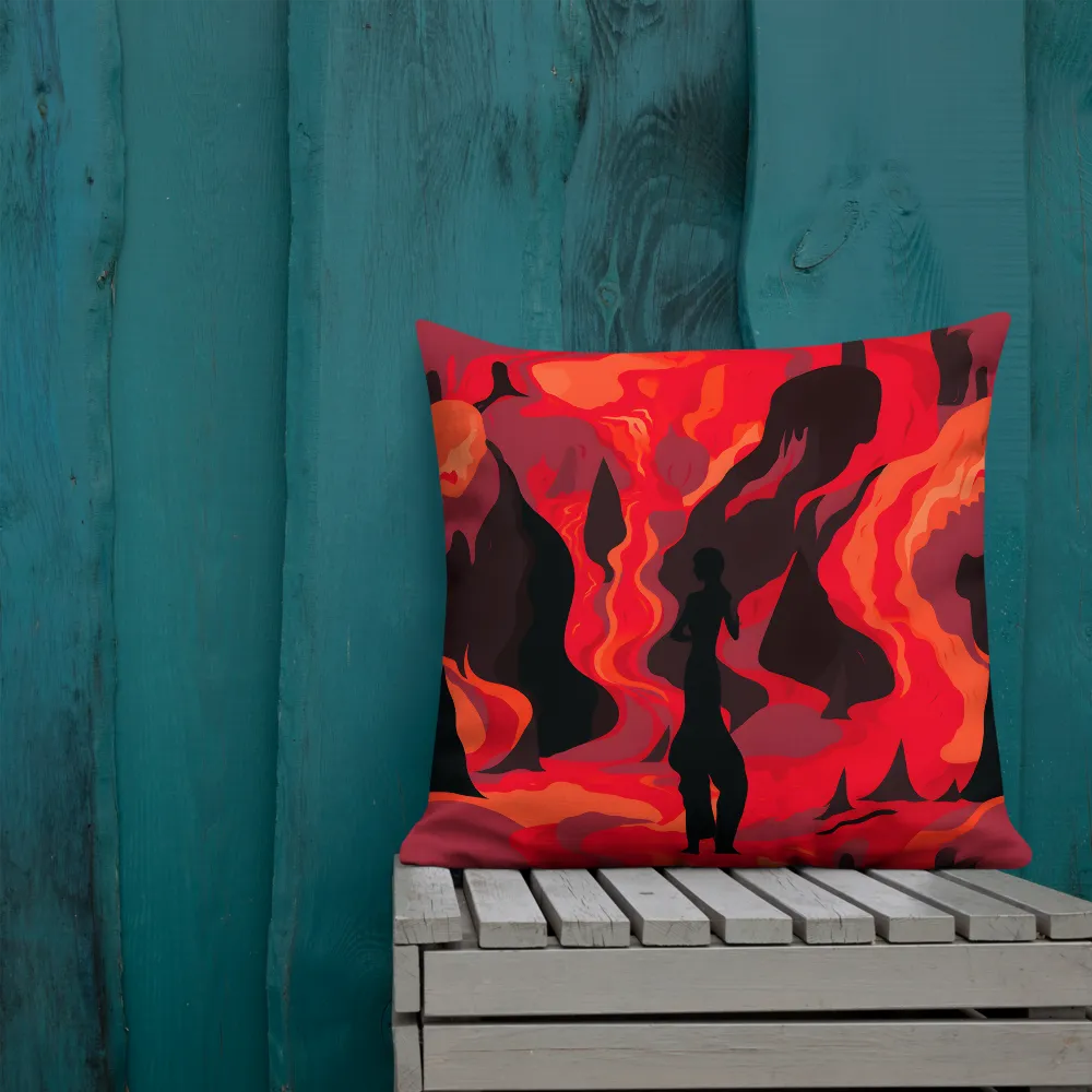 Inferno's Embrace | Pillow | 22″×22″