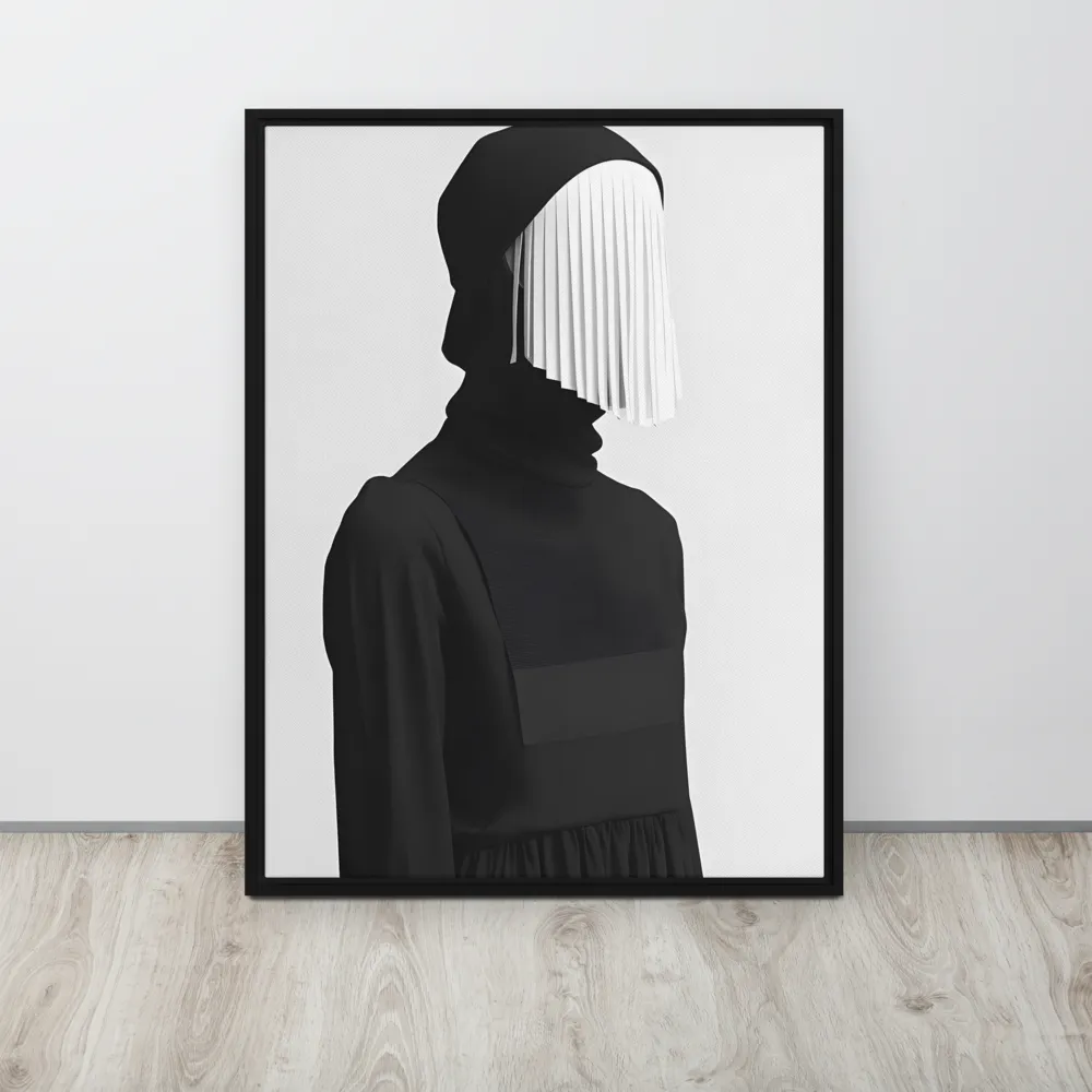 Veil of Mystery | Canvas with Black Frame | 24″×32″