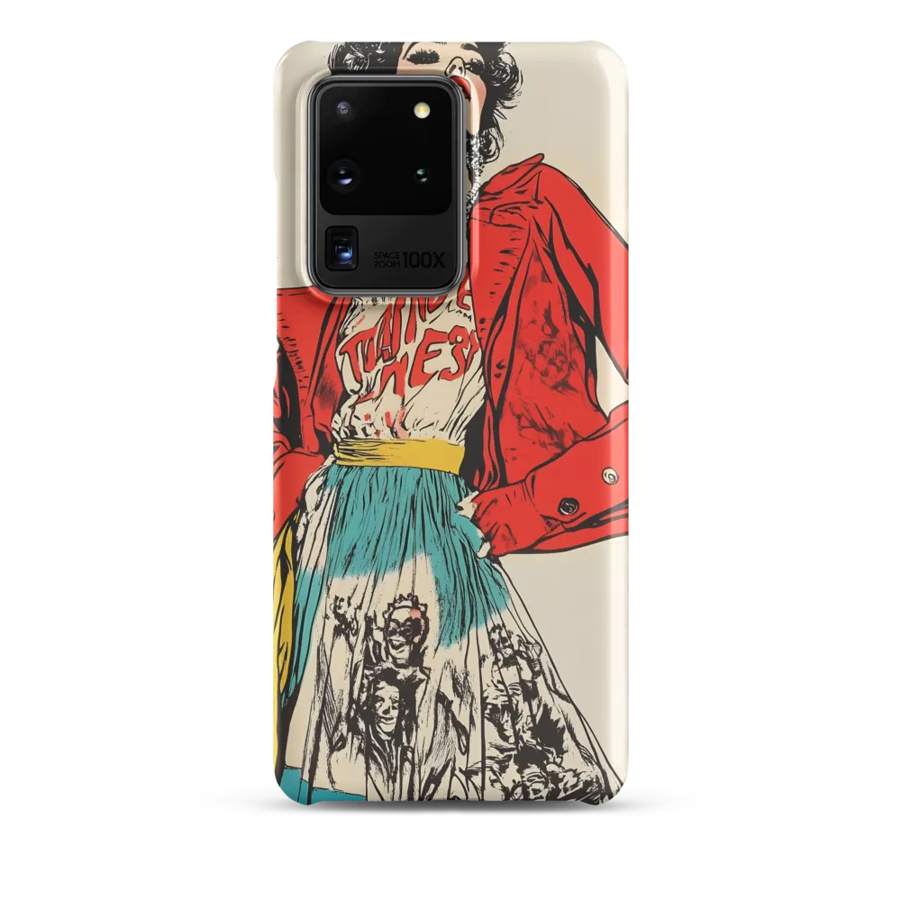 Vibrant Elegance: A Pop Art Fashion Statement
