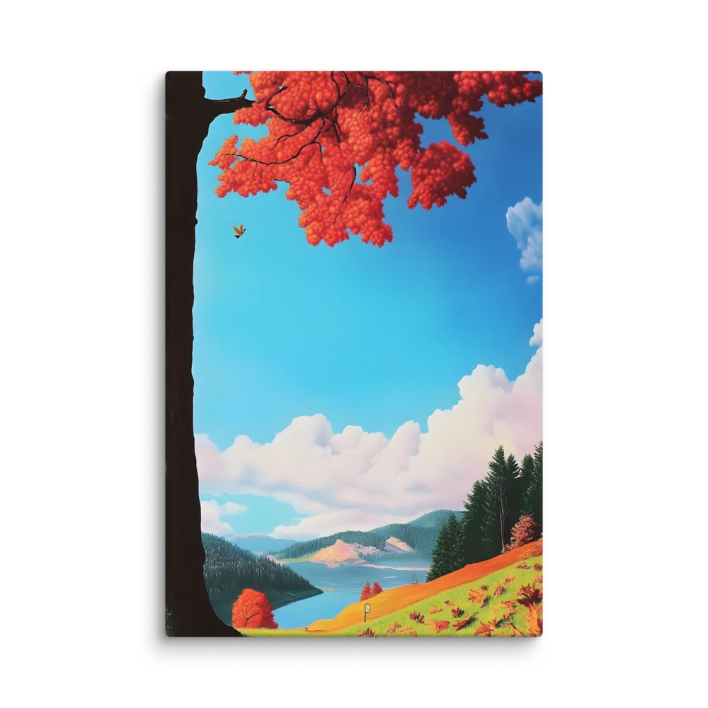 Autumn Serenity by the Lake