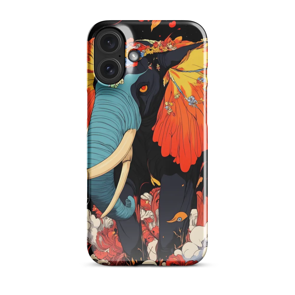Majesty of the Floral Elephant | Phone Case |  16 Plus | Snap Case | Glossy