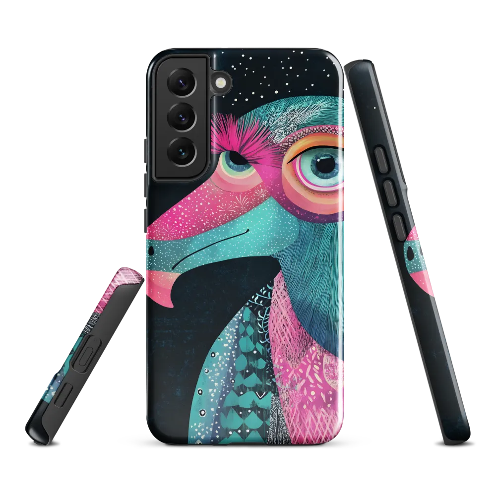 Whimsical Vulture: A Dance of Colors