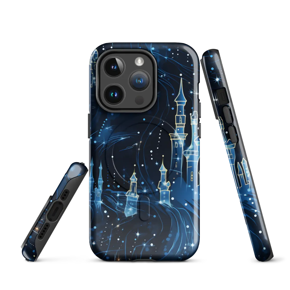 Dreamy Castles in a Starry Sky | Phone Case |  14 Pro | MagSafe® Tough Case | Glossy