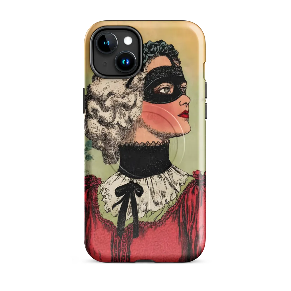 Masked Elegance | Phone Case |  15 Plus | MagSafe® Tough Case | Glossy