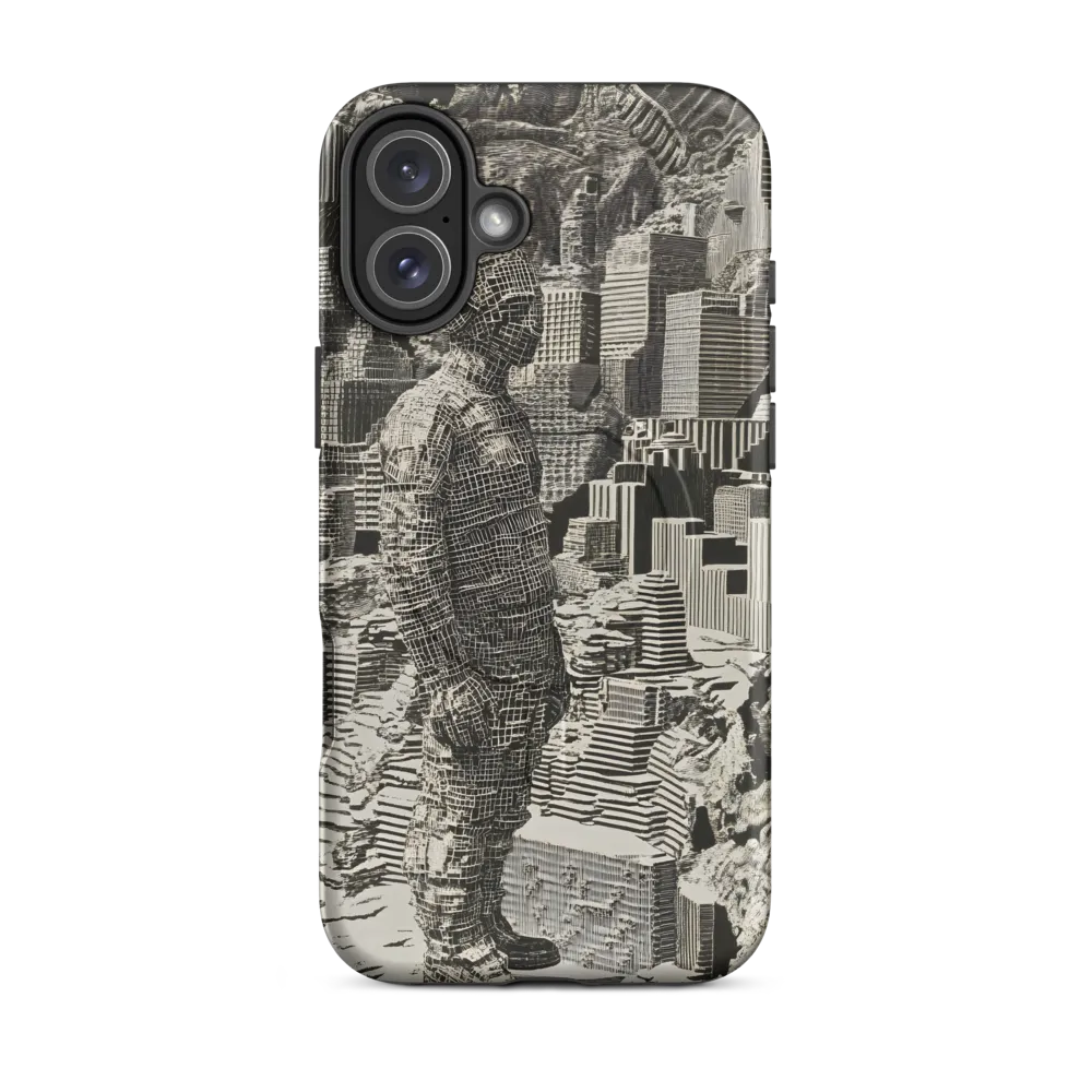Contemplation in an Abstract Landscape | Phone Case |  16 Plus | MagSafe® Tough Case | Matte